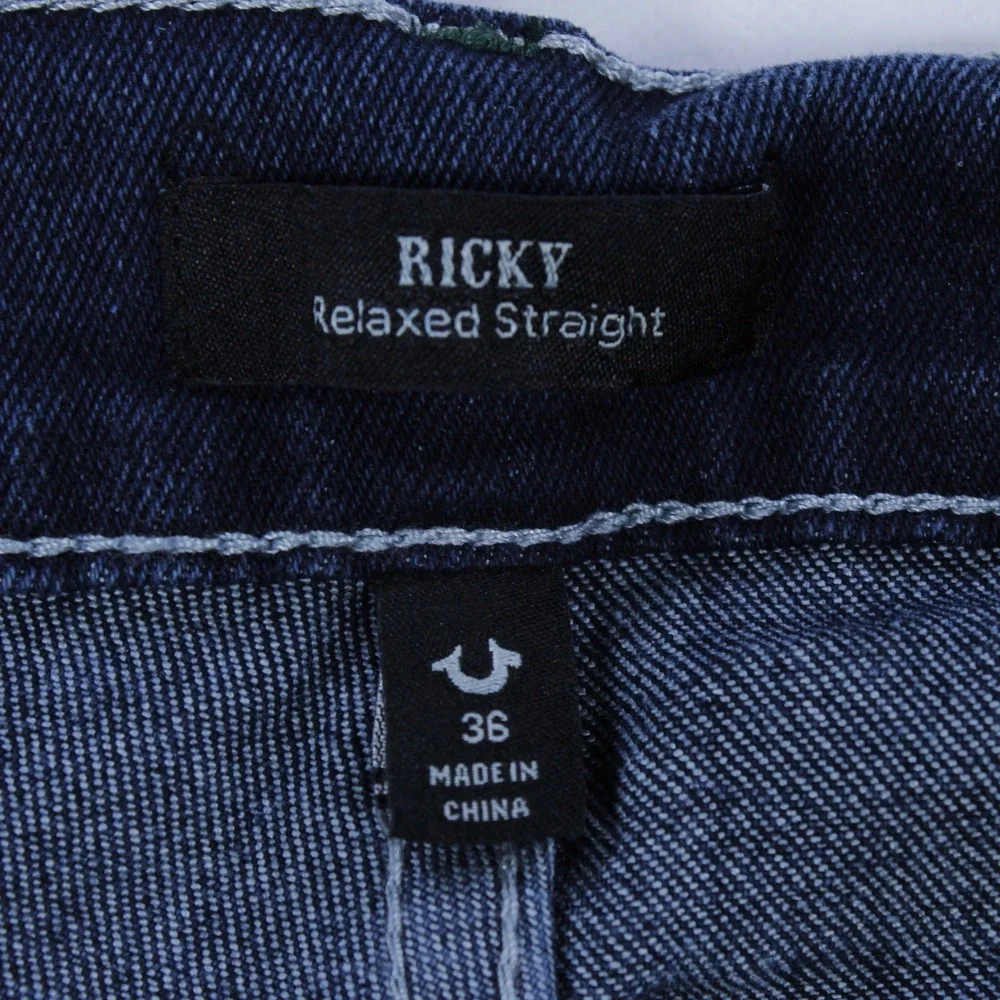 True Religion Ricky Straight Jeans for Men - New with Tags - Size‎ 36 x 34